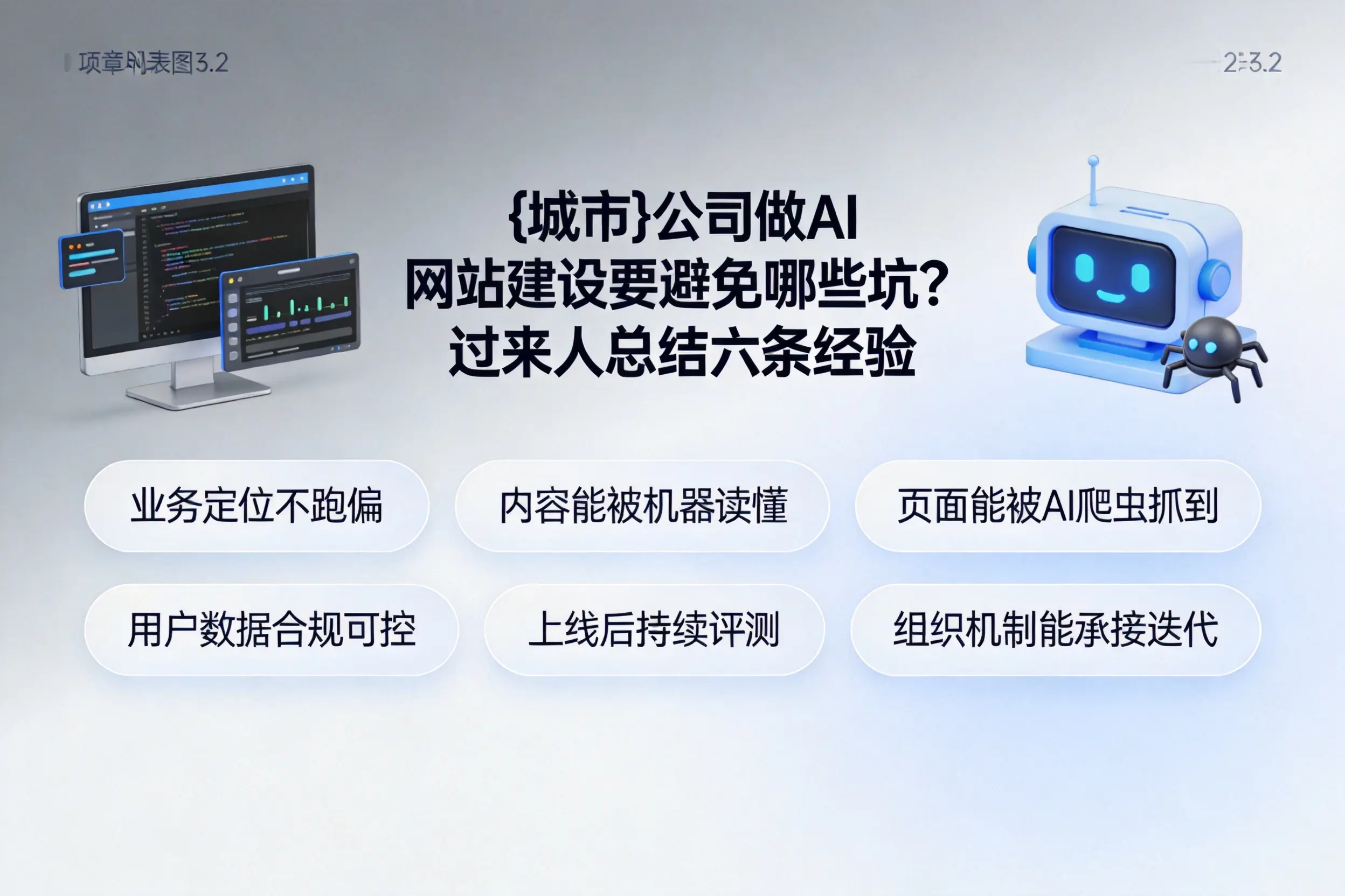 天门公司做AI网站建设要避免哪些坑？过来人总结六条经验
