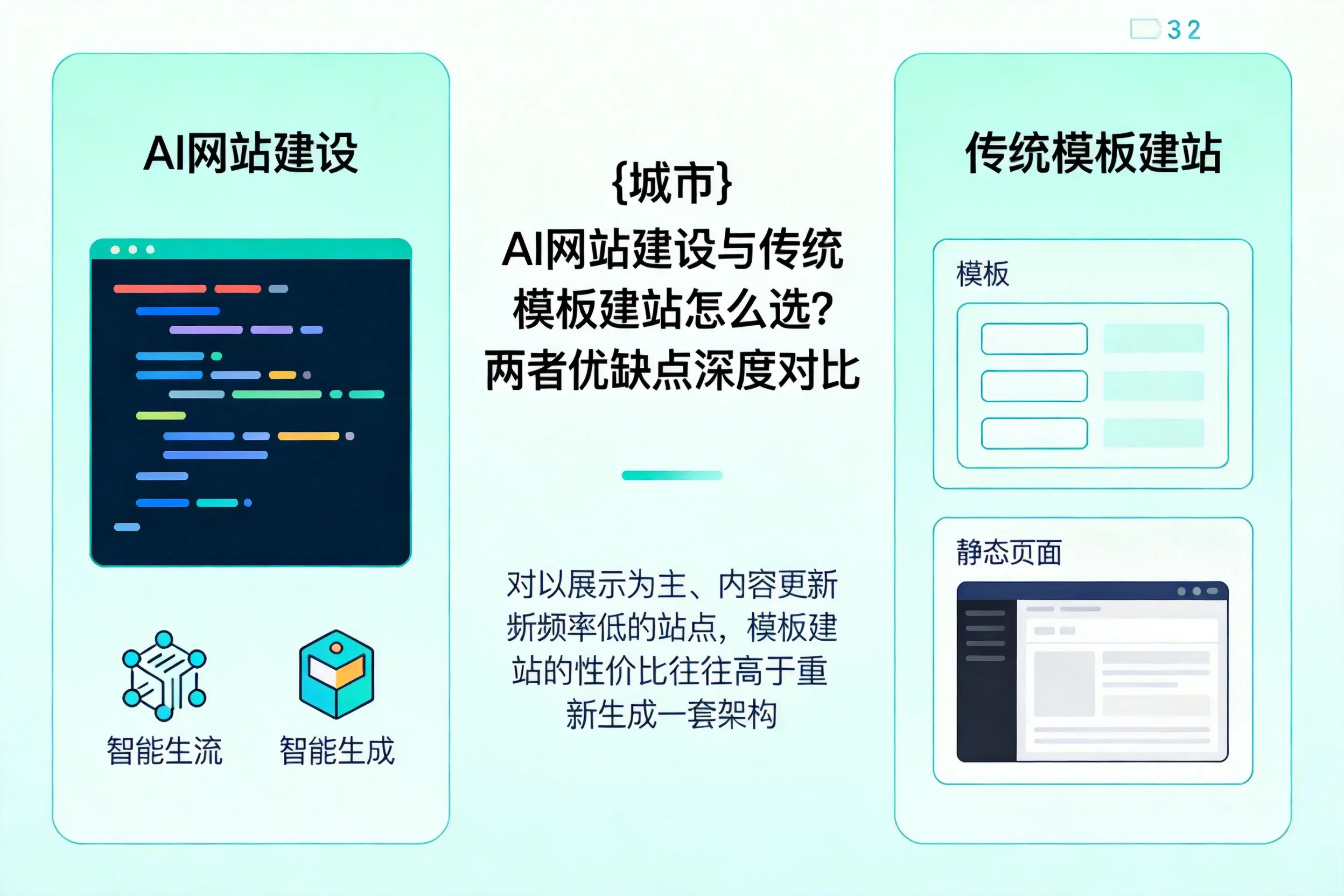 天门AI网站建设与传统模板建站怎么选?两者优缺点深度对比
