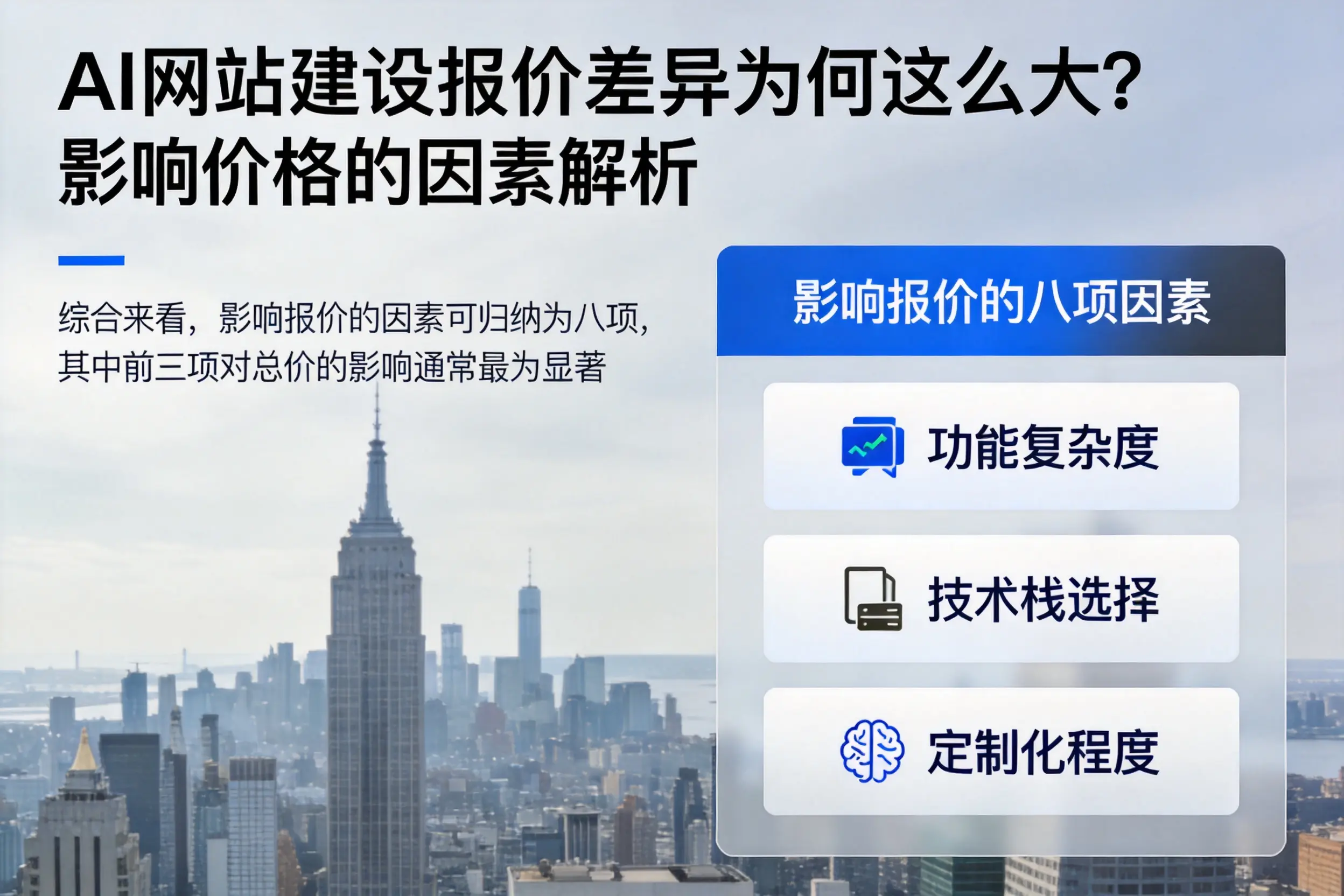 天门AI网站建设报价差异为何这么大？影响价格的因素解析