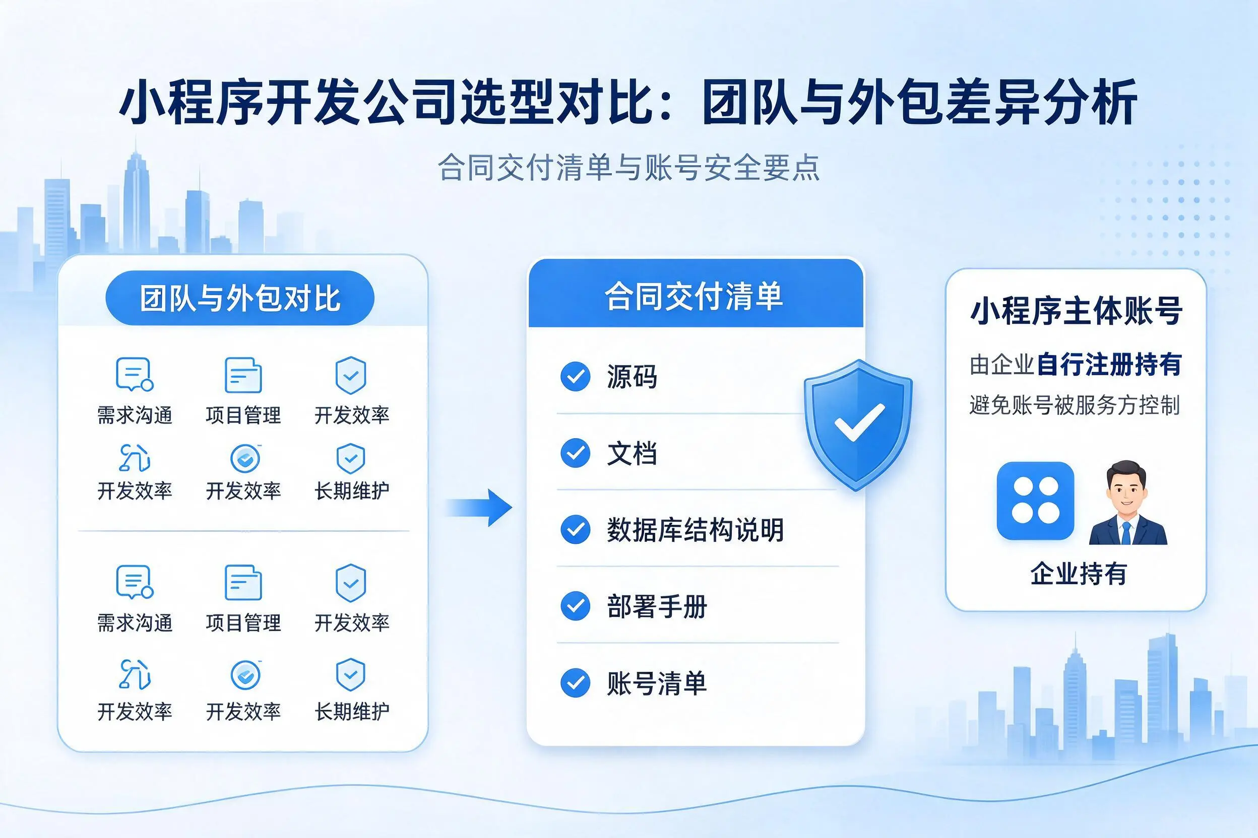 天门小程序开发公司选型对比:团队与外包差异分析