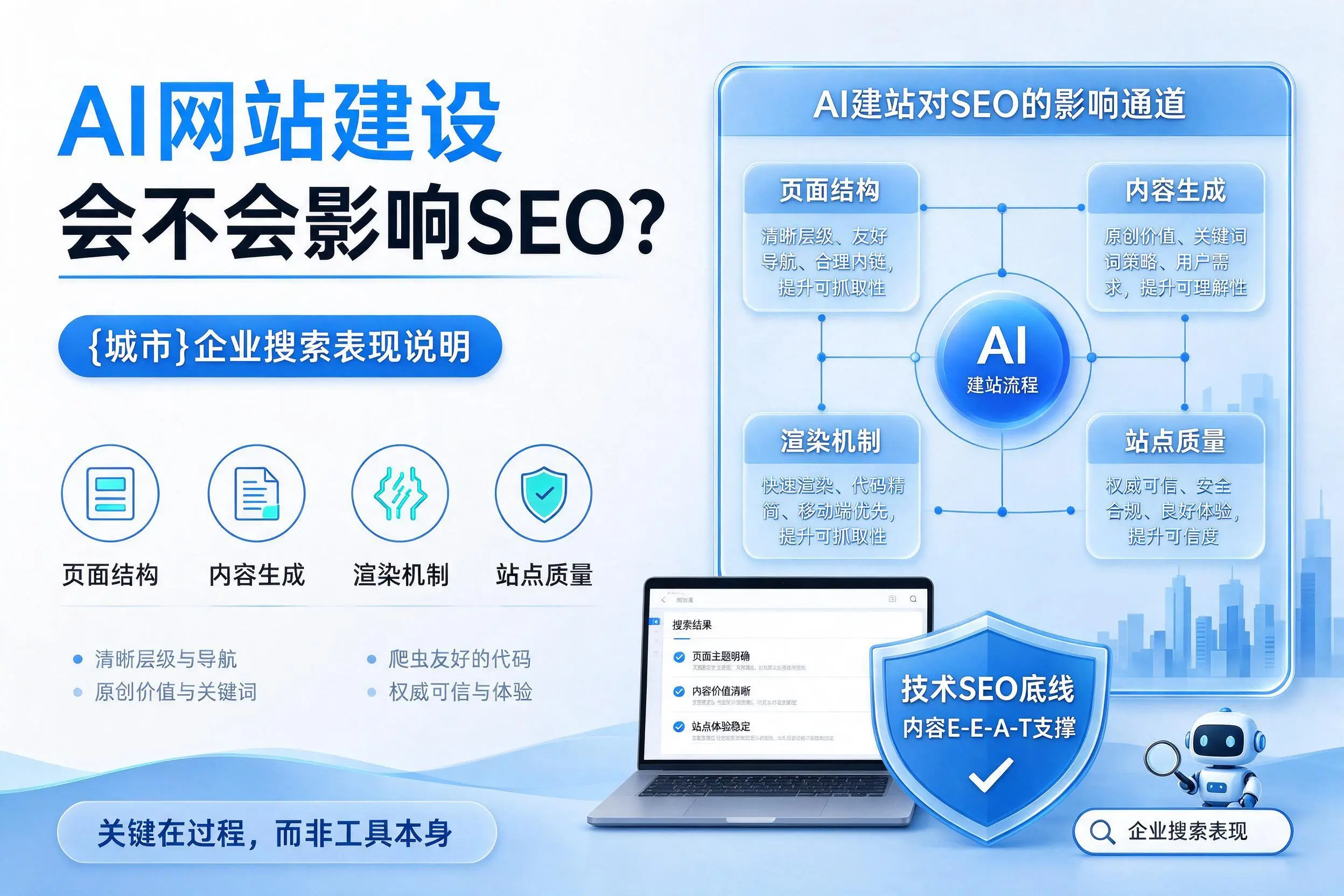AI网站建设会不会影响SEO？天门企业搜索表现说明