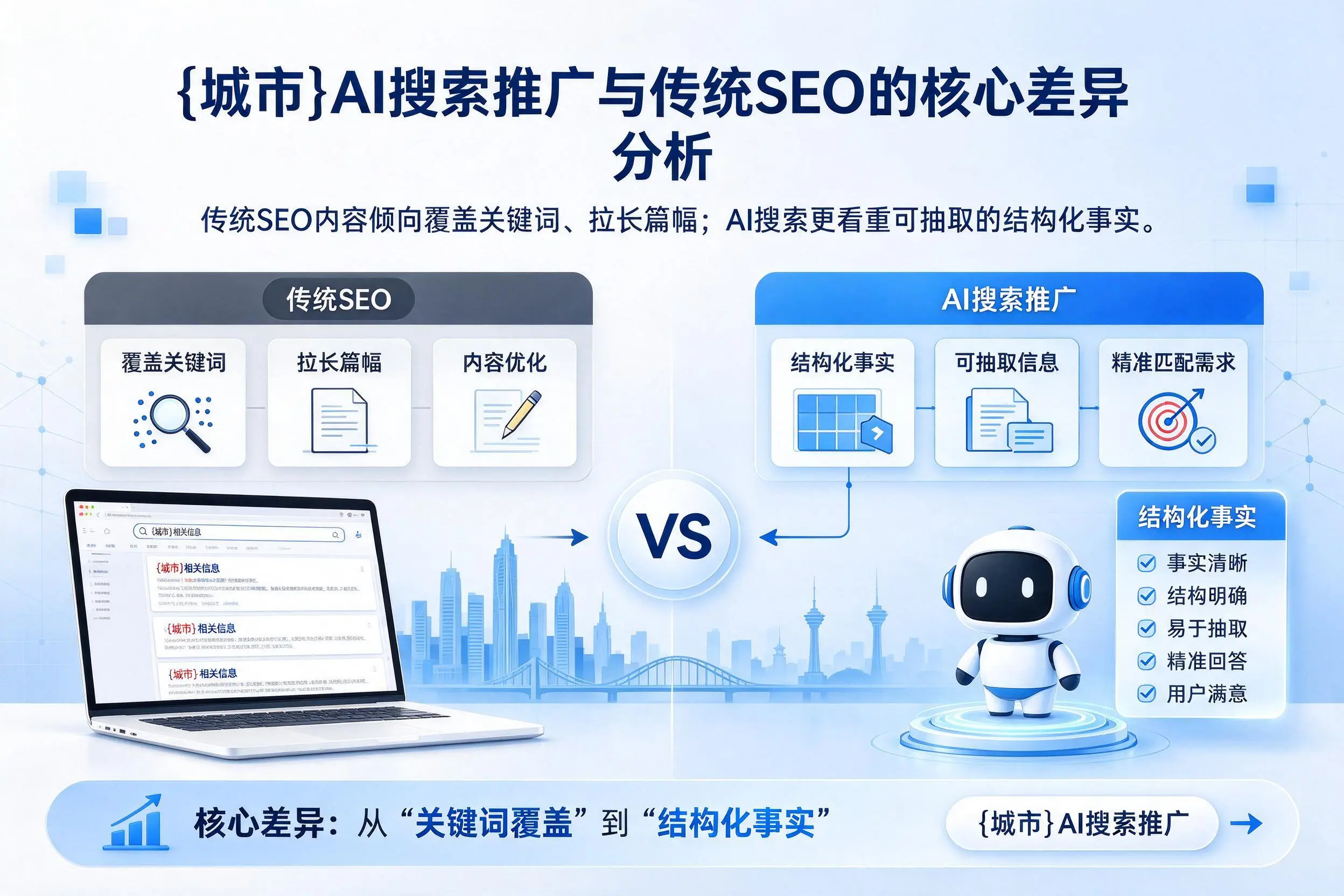 天门AI搜索推广与传统SEO的核心差异分析